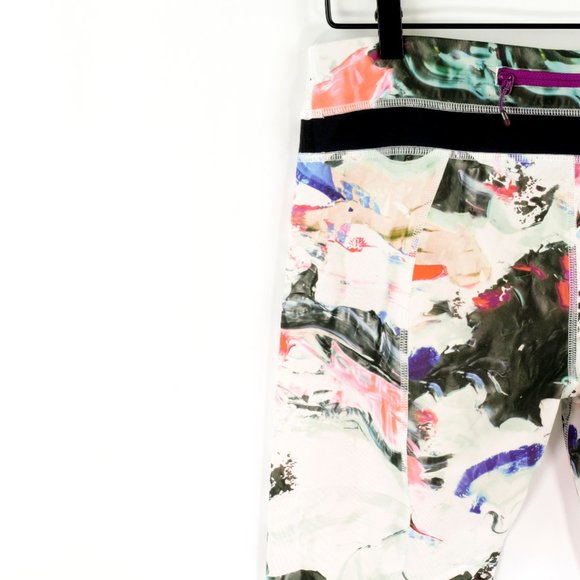 LULULEMON Inspire Crop II Pigment Wave Multi Sz 8 - Picture 9 of 13